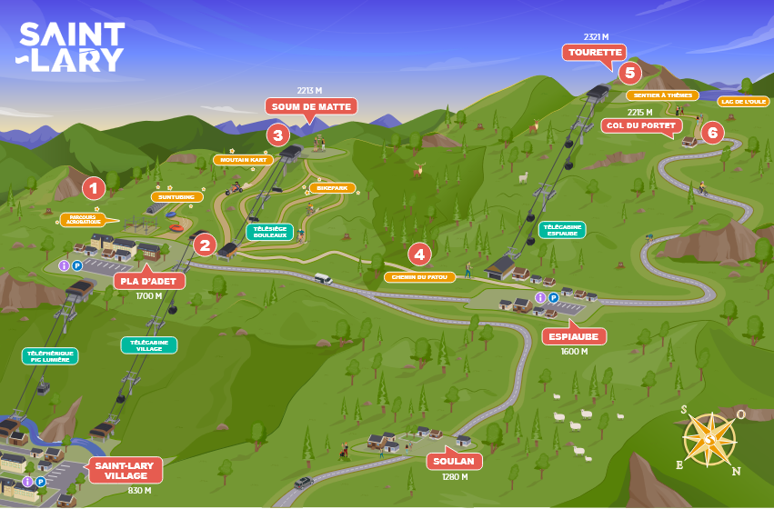 Plan Saint Lary été