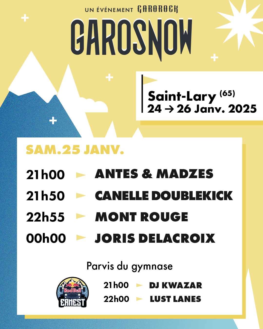 samedi garosnow